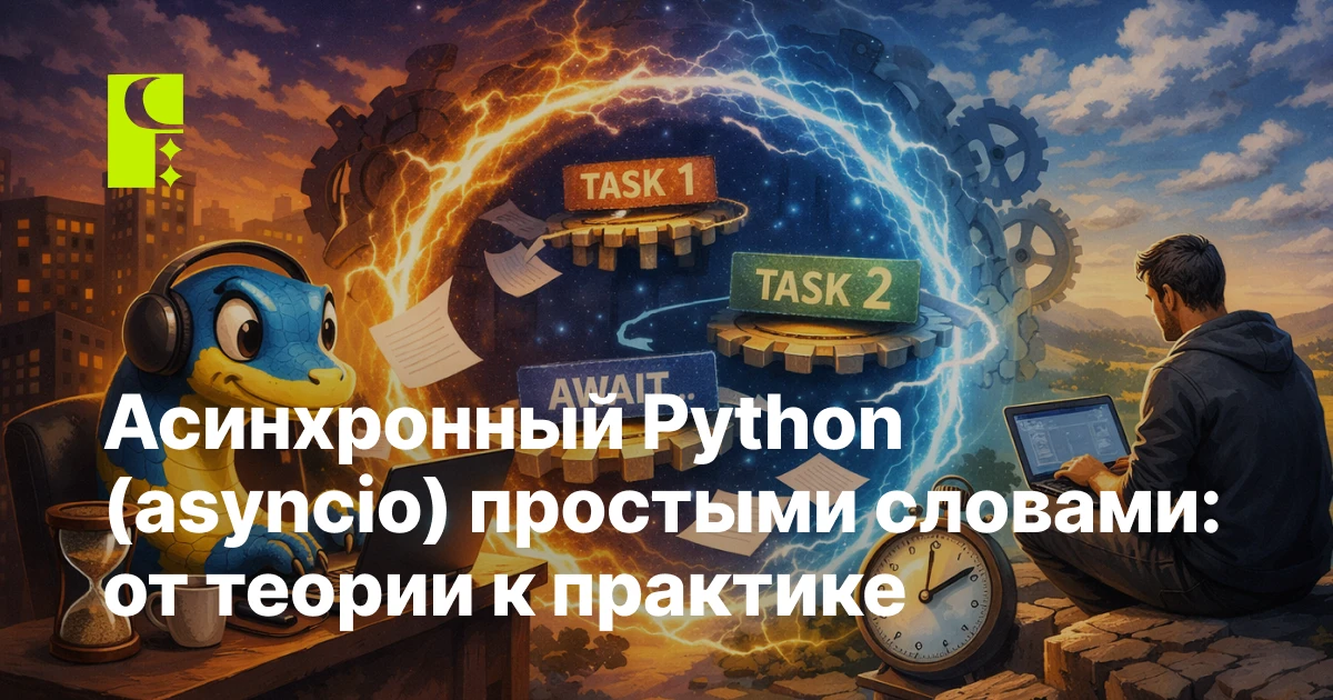 Асинхронный Python (asyncio) простыми словами: от теории к практике