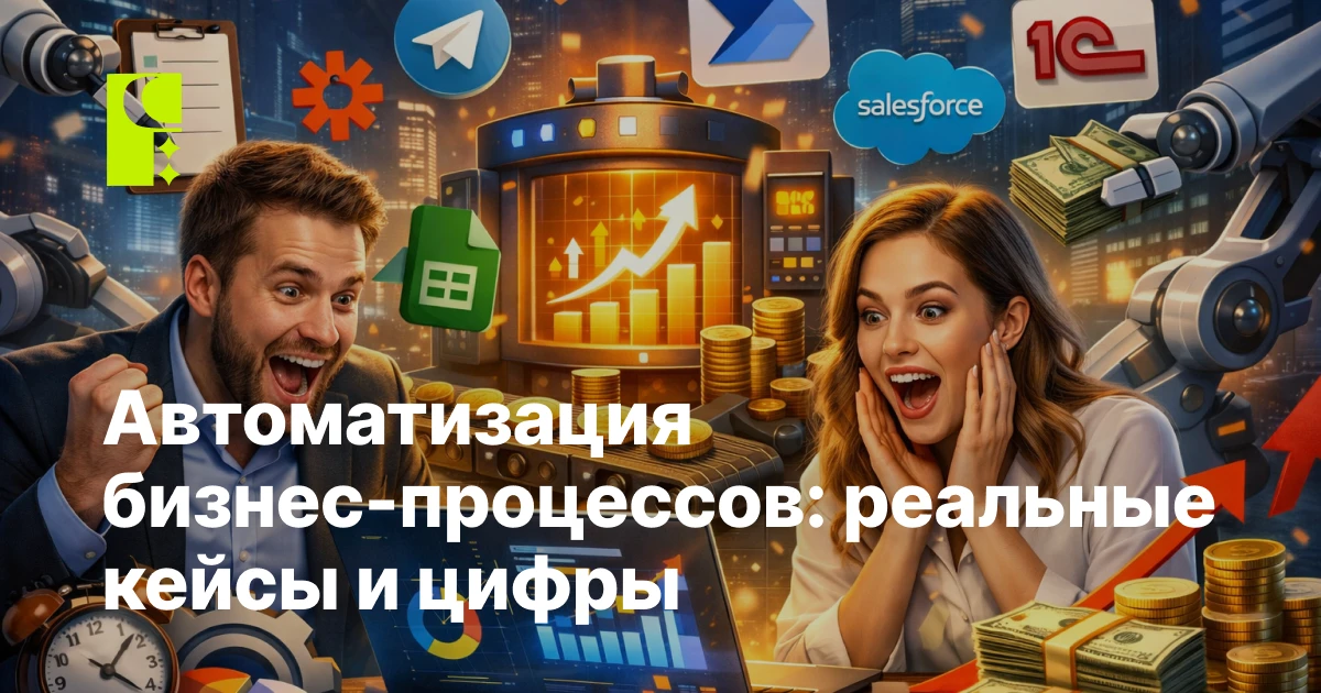 Автоматизация бизнес-процессов: реальные кейсы и цифры