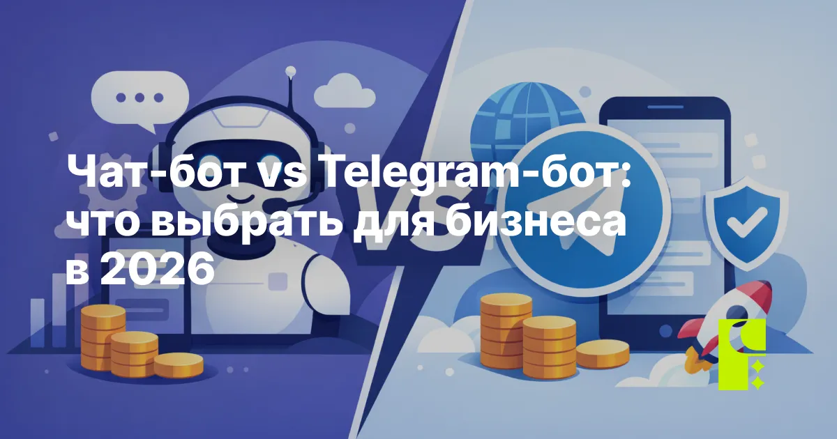 Чат-бот vs Telegram-бот: что выбрать для бизнеса в 2026