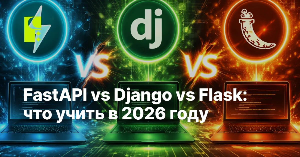 FastAPI vs Django vs Flask: что учить в 2026 году