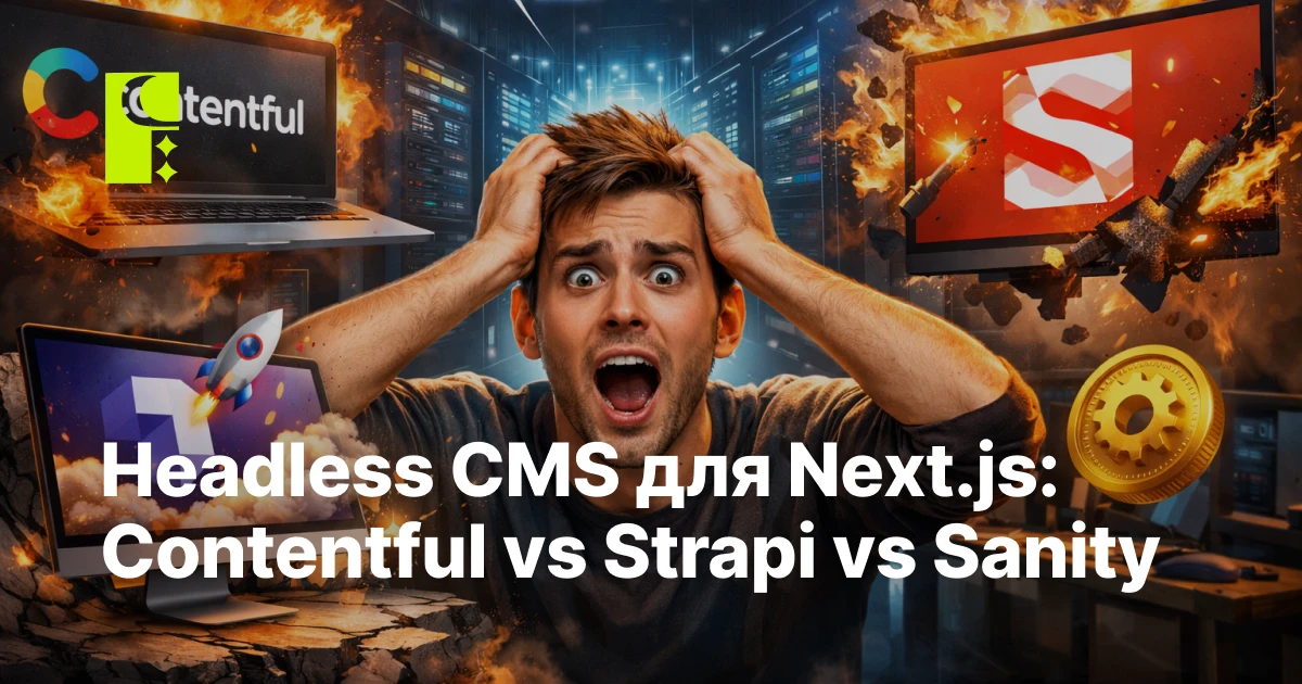 Headless CMS для Next.js: Contentful vs Strapi vs Sanity