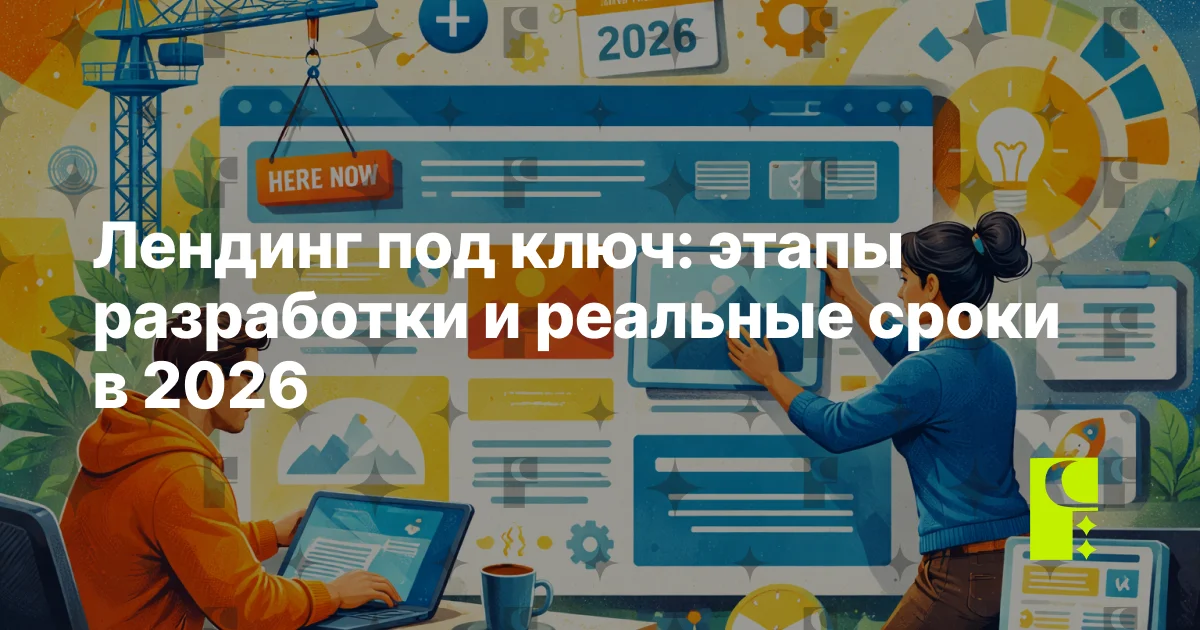 Лендинг под ключ: этапы разработки и реальные сроки в 2026