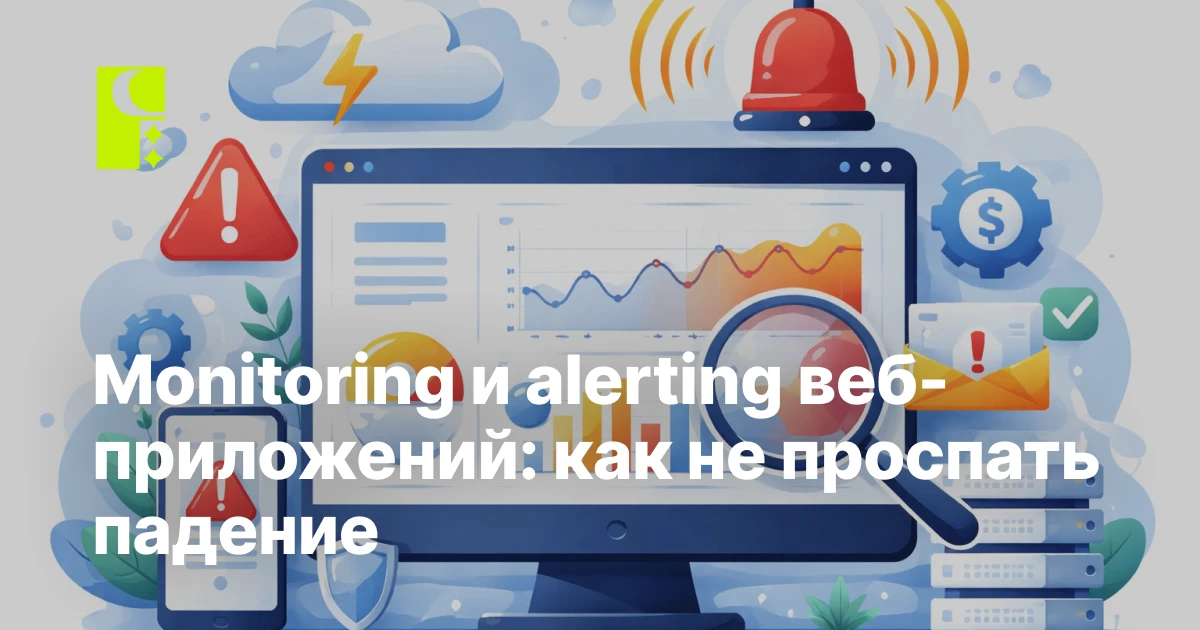 Monitoring и alerting веб-приложений: как не проспать падение