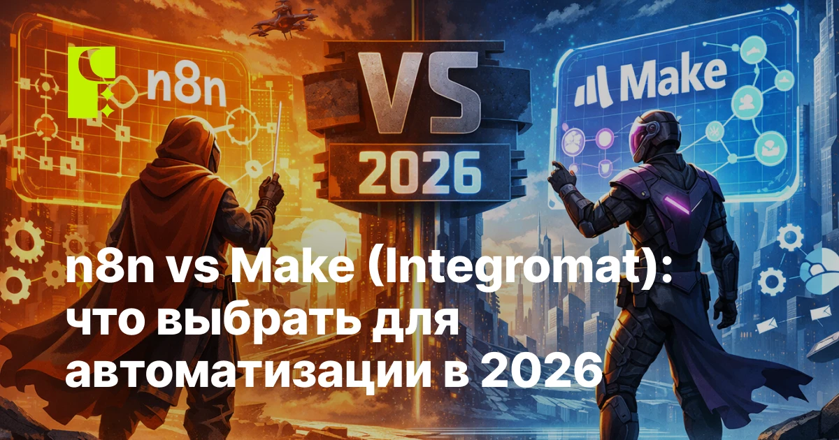 n8n vs Make (Integromat): что выбрать для автоматизации в 2026