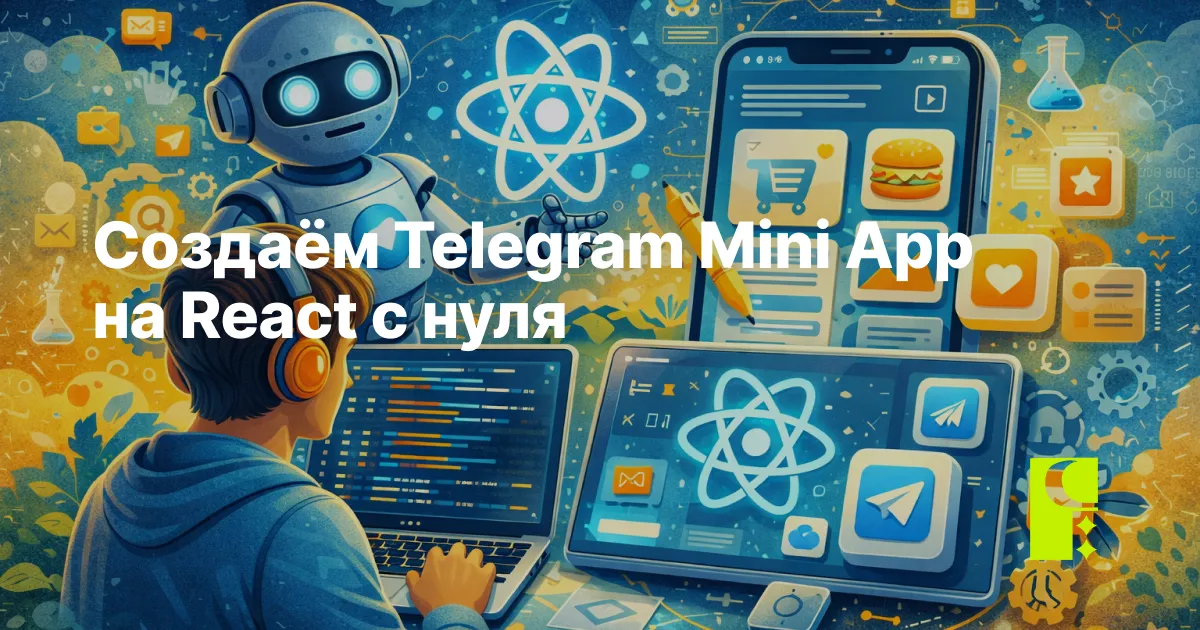 Создаём Telegram Mini App на React: пошаговый туториал